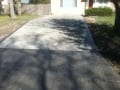 Driveway with 6" x 6" square border