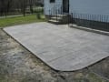 Random slate concrete pattern in grey